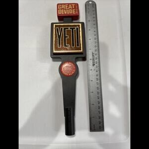 Great Divide Brewing Co Yeti & Hercules Double IPA Beer Tap Handle Colorado